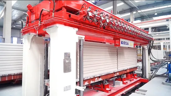 Macchina per blocchi di calcestruzzo leggero, impianto Keda Automatic AAC