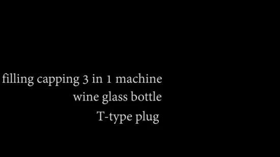 Linea di confezionamento automatica per l'imbottigliamento del vino rosso