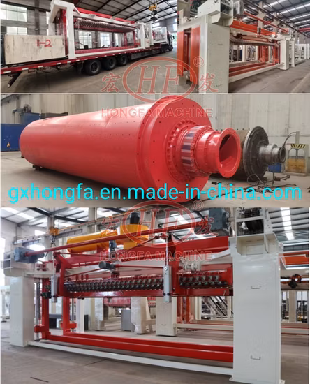 Linea di macchine per la produzione di blocchi di calcestruzzo AAC completamente automatica/Linea di produzione di blocchi AAC leggeri/Linea di produzione di impianti AAC