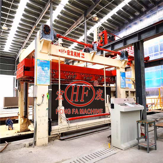 Linea di produzione di blocchi Hongfa AAC, macchina per la produzione di blocchi di cemento leggero/impianto AAC