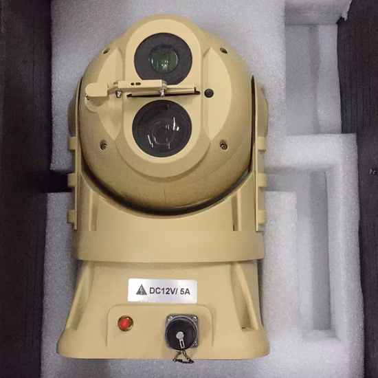 Telecamera di sicurezza IP PTZ per rete termica intelligente per veicolo/a bordo con zoom ottico 30X 5MP 384*288 17um 40mm