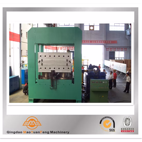 Macchina automatica per indurimento di piastre con telaio in gomma con BV SGS ISO